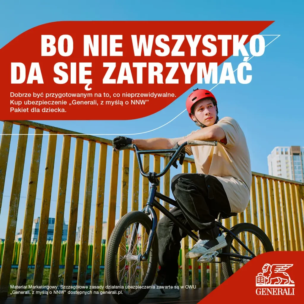 Baner Generali Ubezpieczenie szkolne