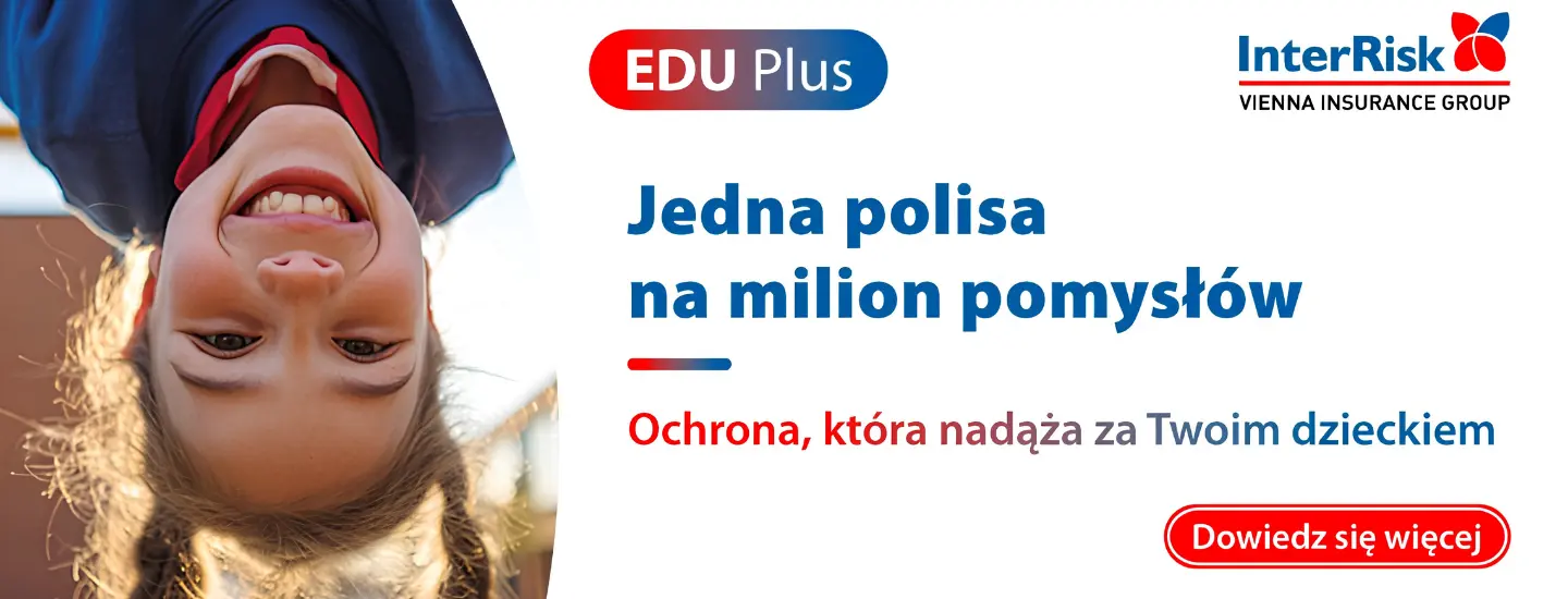 Baner Ubezpieczenia szkolne Inter Risk